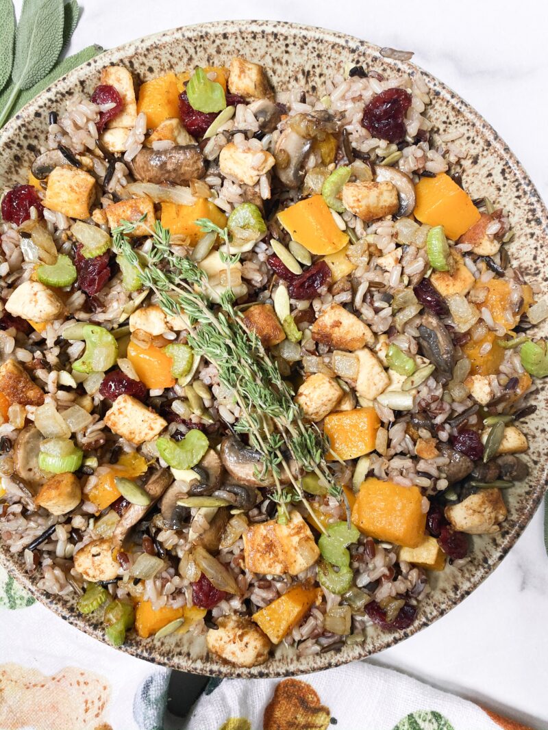 Wild Rice Stuffing – Plant Based Jane